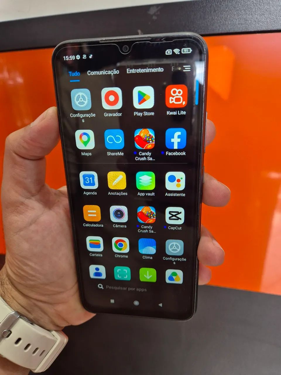 Xiaomi Redmi 10a 128GB - Impecável  - Foto 4