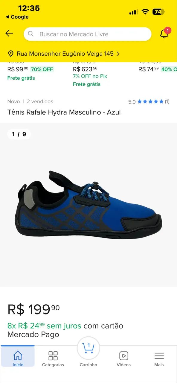 Sapatilha Náutica Rafale Hydra - NOVA - R$ 39,99 - Foto 4