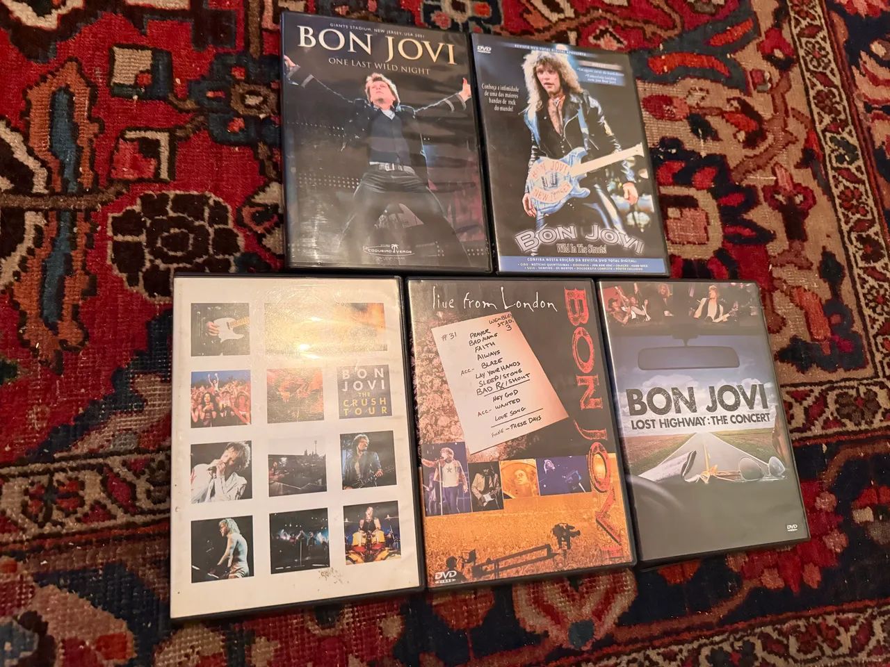 DVDs Bon Jovi originais 