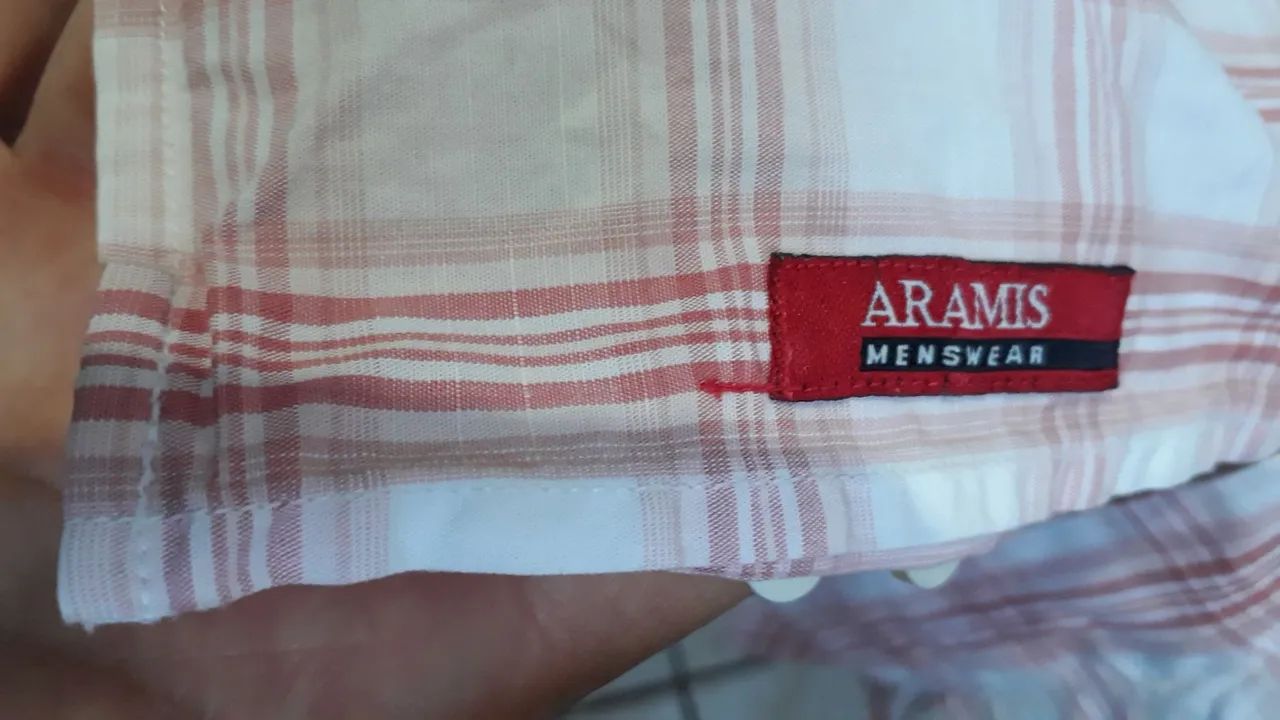 Camisa Manga Longa Aramis Original XXG  - Foto 4