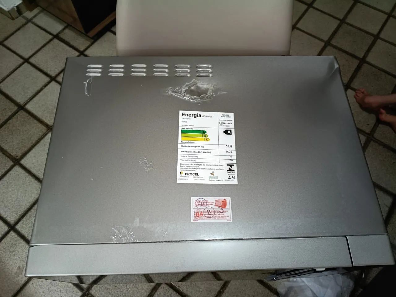 Micro-ondas Electrolux Efficient 36L - R$ 500 negociável - Foto 3