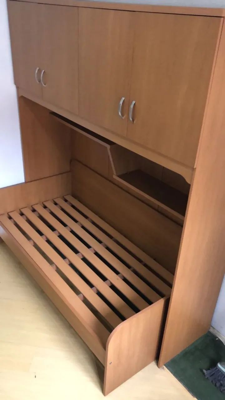 Cama com maleiro - móveis Campo Largo  - Foto 2