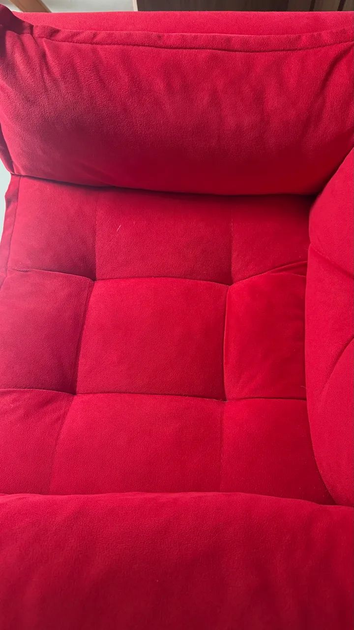 Poltrona giratória vermelha - Foto 2