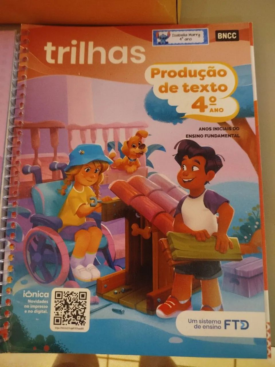 Livros trilhas FTD 4° ANO COMPLETO MAIS GRAMÁTICA E INGLÊS  - Foto 4