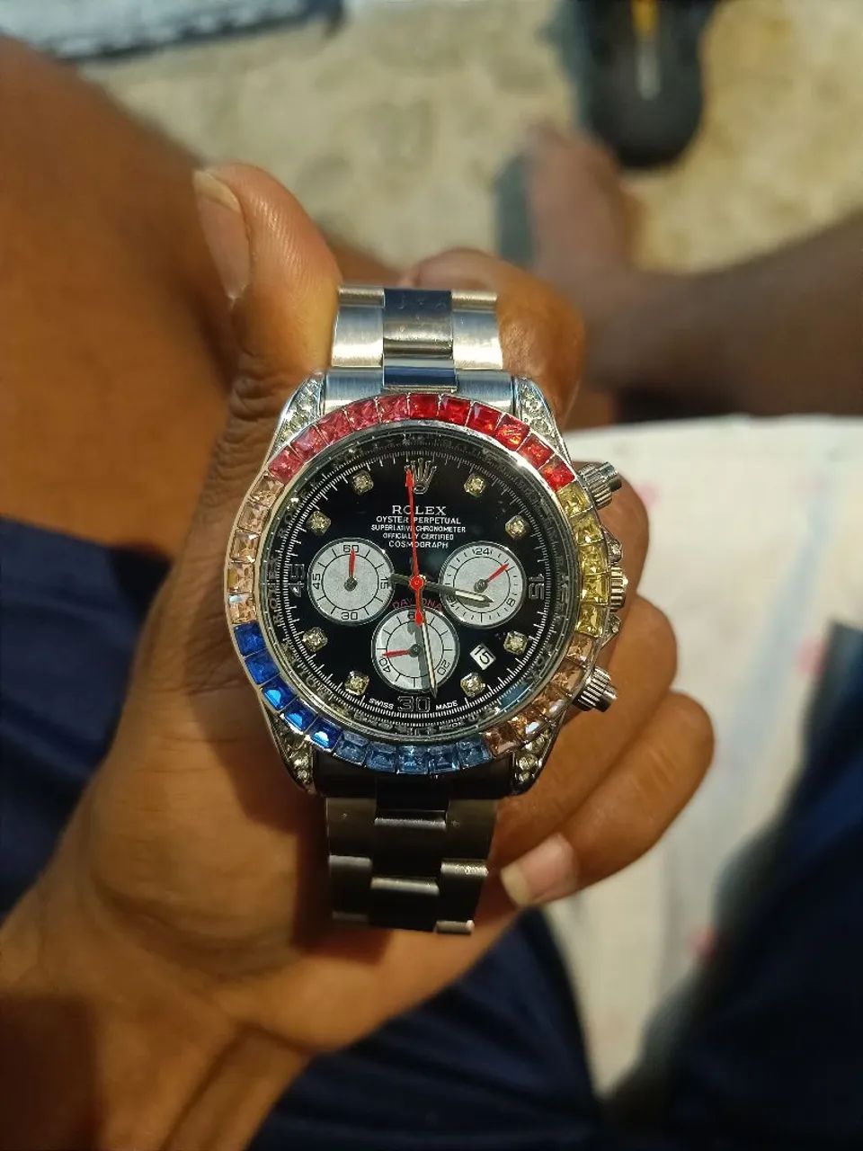 Relógio modelo Rolex 