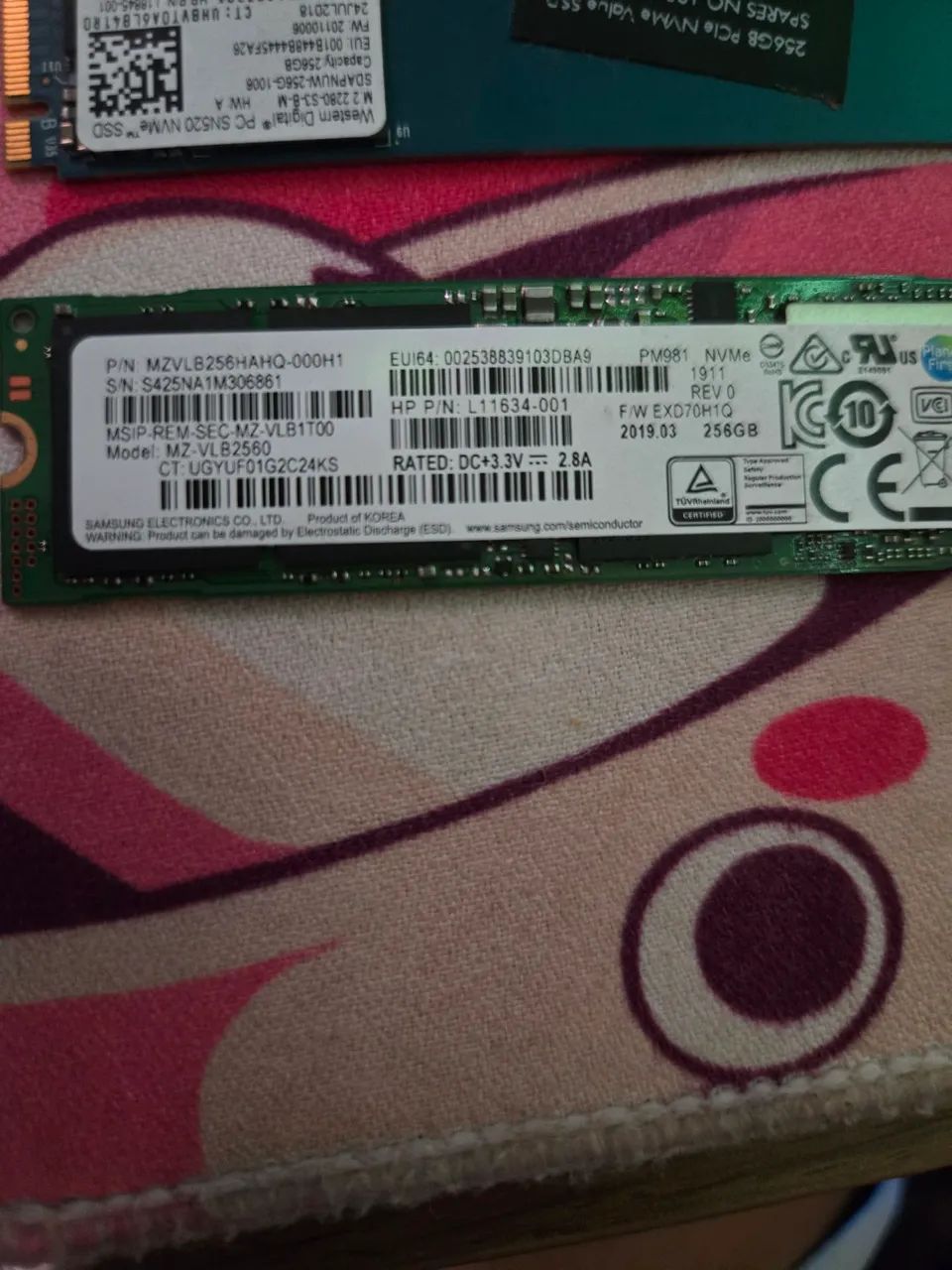 SSD NVME - 256GB - Foto 2
