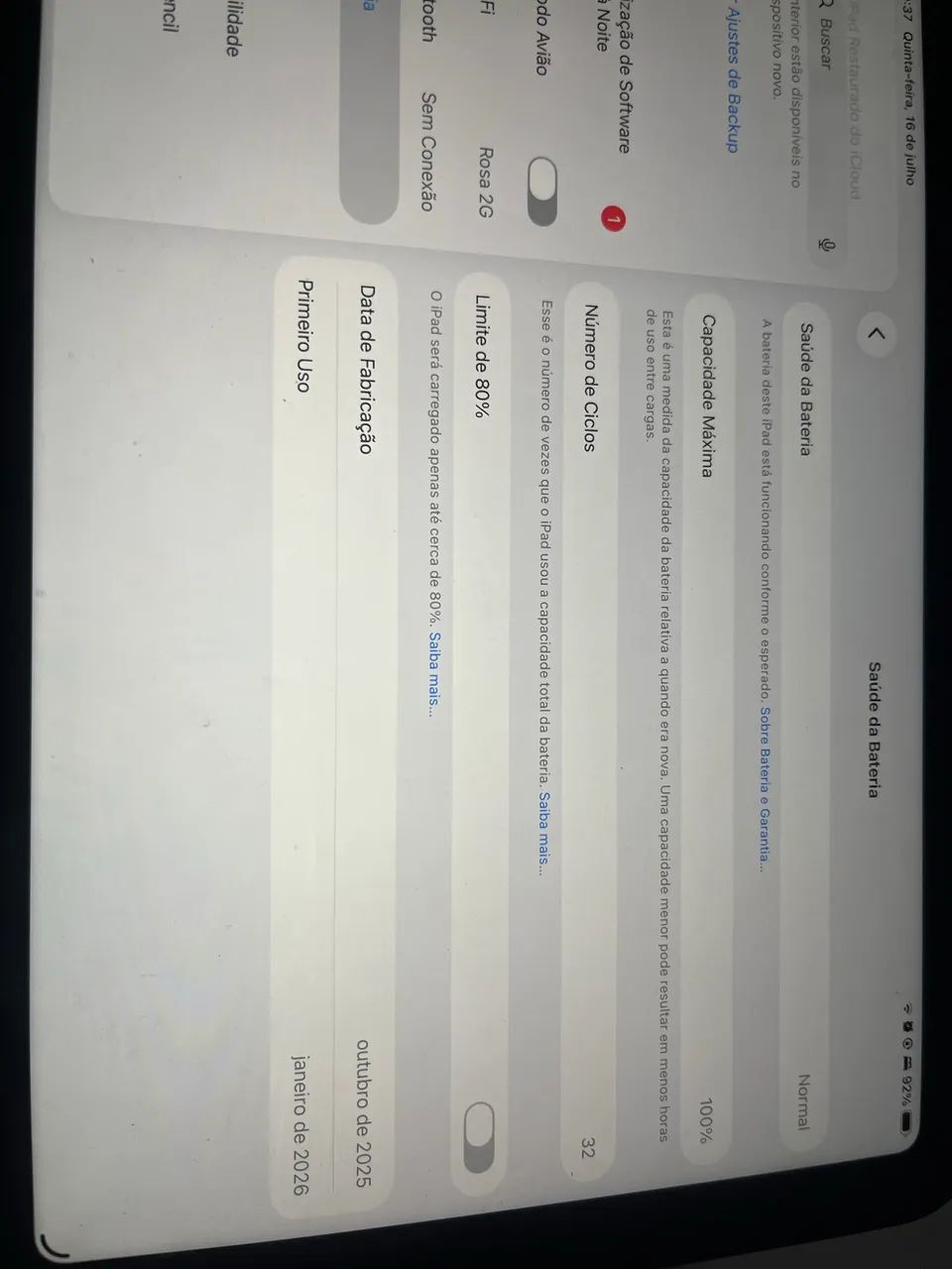 iPad 11 KIT COMPLETO COM CANETA, TECLADO E MOUSE, MOUSEPAD E CAPA!!! - Foto 3