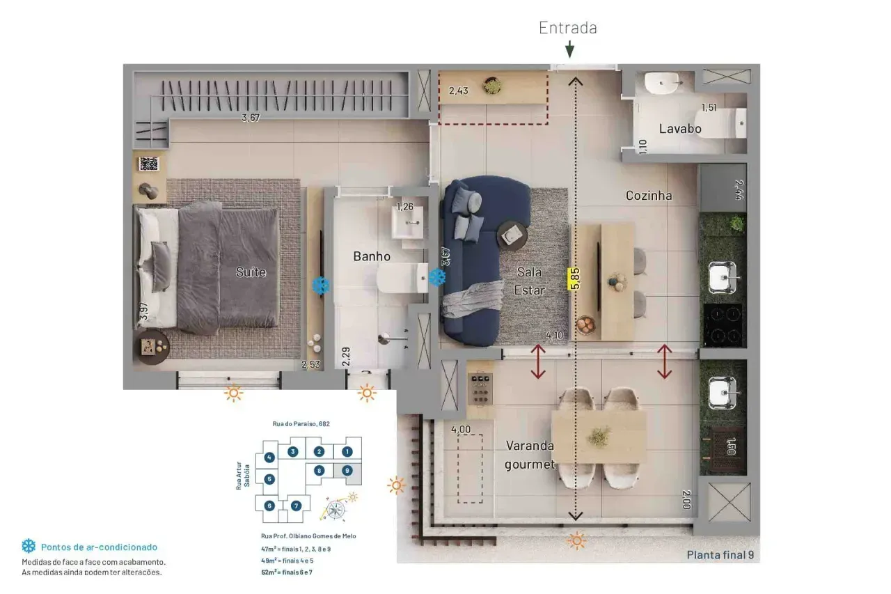 PLANTA 47m²
