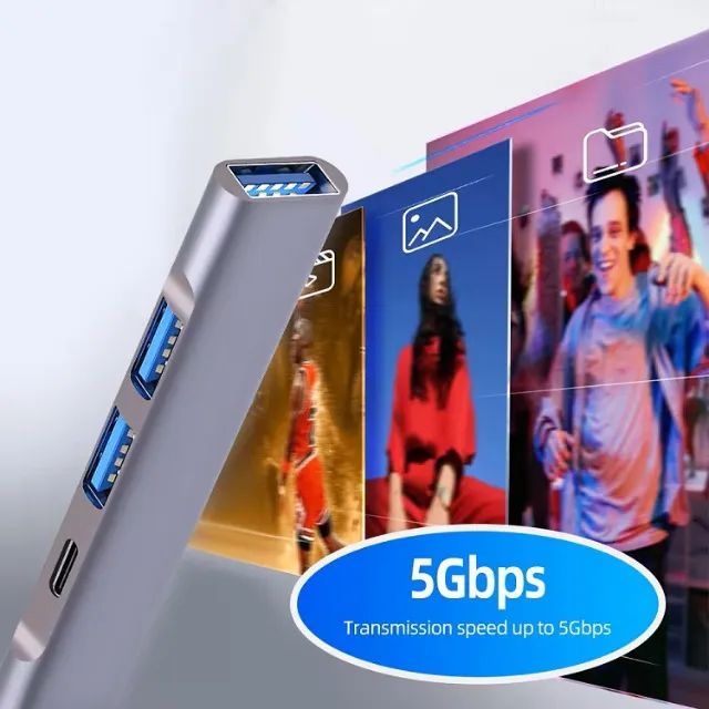 Hub Usb 3.0  2 em 1 - Foto 5