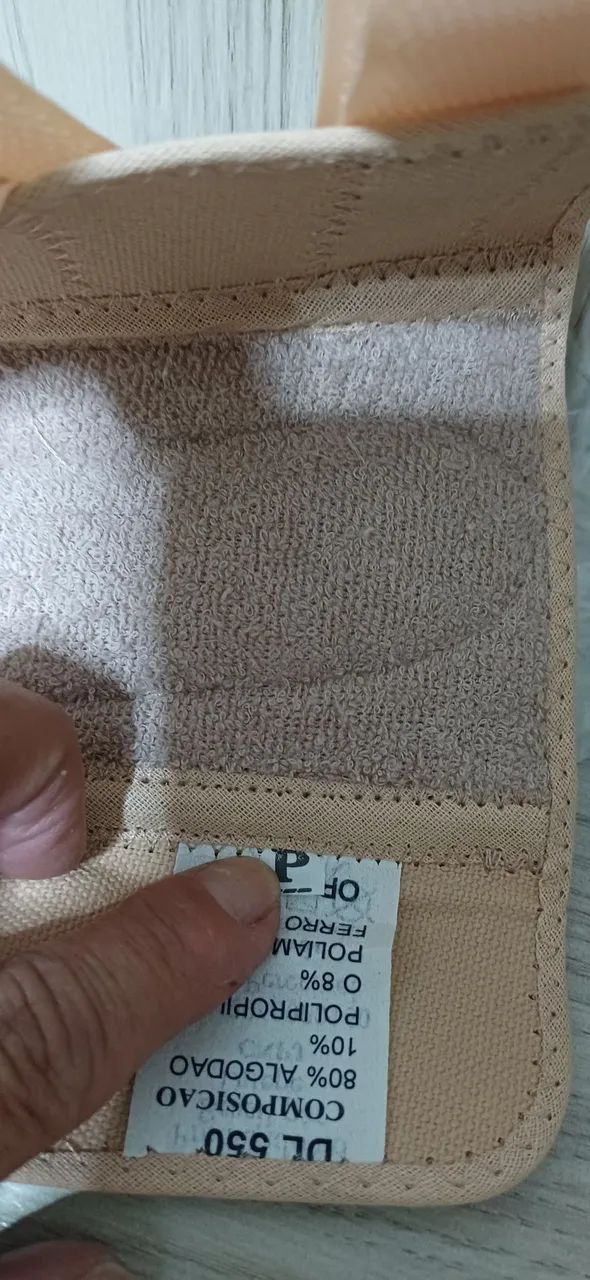 Tala de punho Tam P esquerdo bege  Dilepé nova - Foto 3
