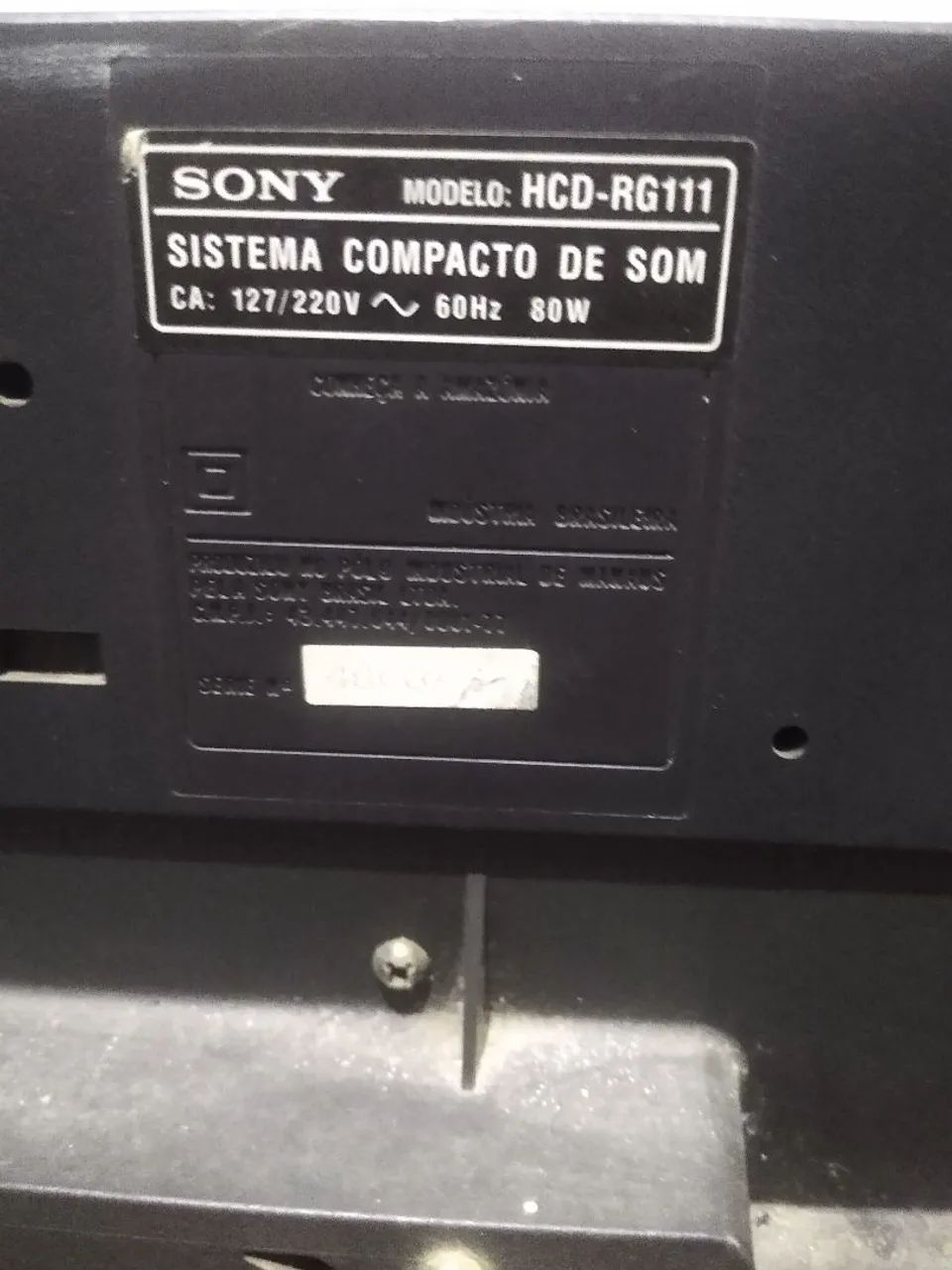 Microsystem Sony HCD-RG111 c/controle  - Foto 2