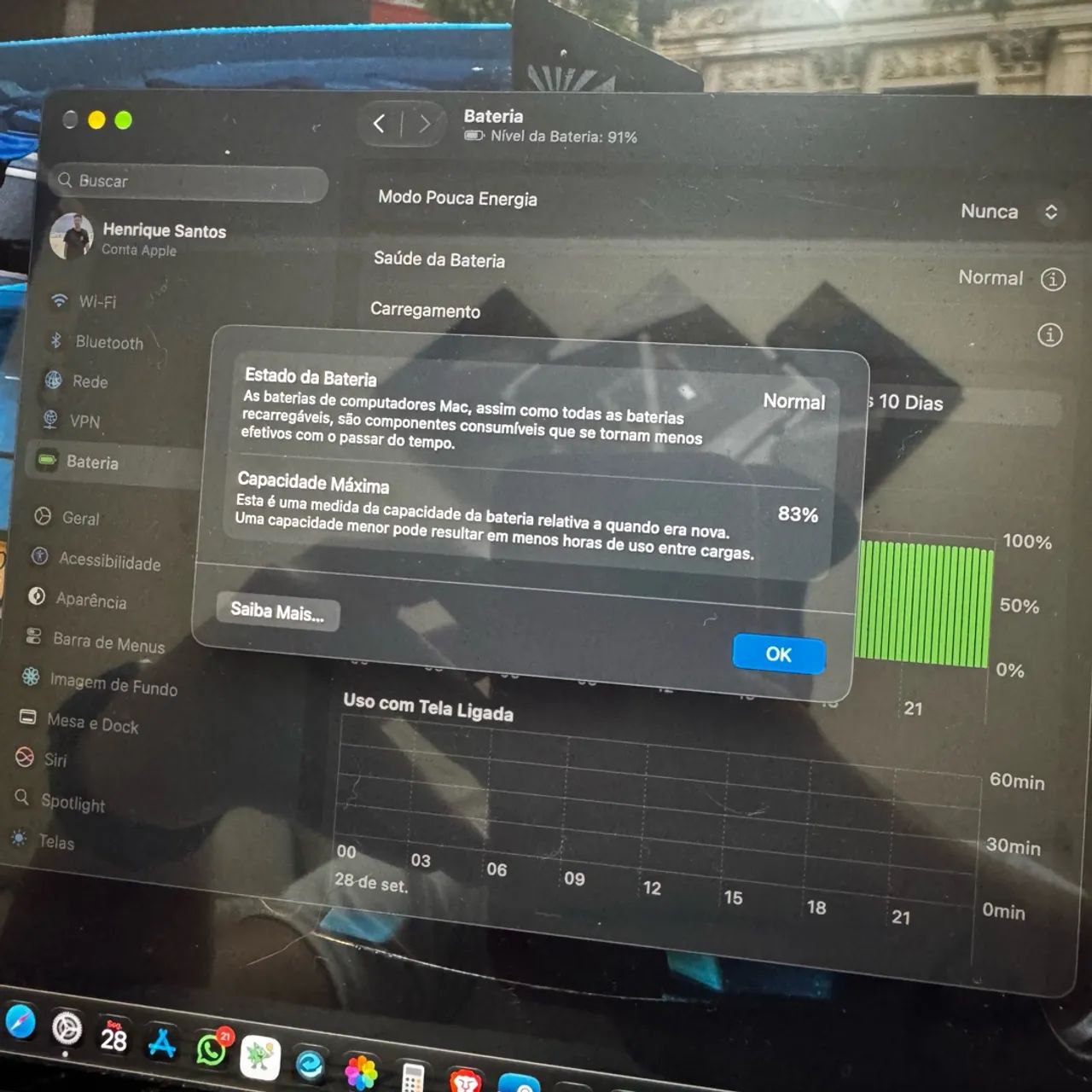MacBook Air M1 - 8gb ram - 256gb armazenamento  - Foto 5