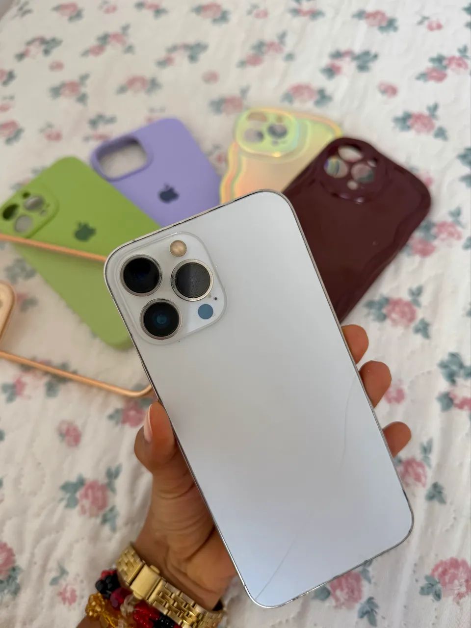 IPHONE 13 PRO MAX 256gb (com 5 capinhas) - Foto 5