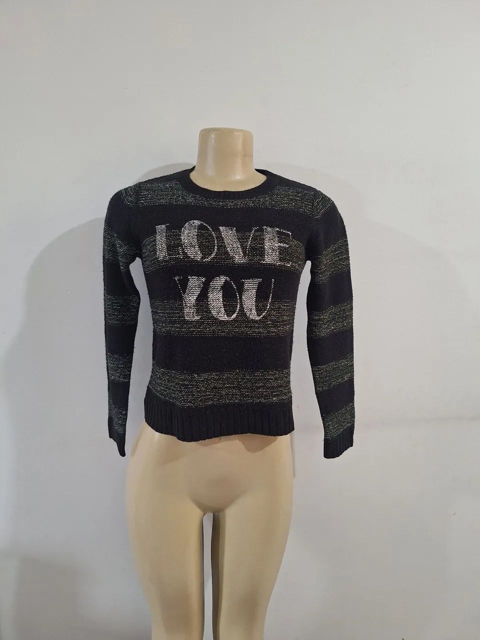 Blusa tricô juvenil 
