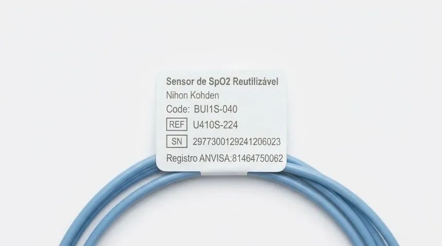 Sensor De Spo2 Soft Reutilizável Compatível Com Nihon Kohden - Foto 4
