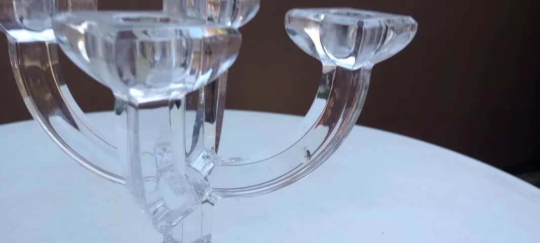 candelabro castiçal de 5 braços da renomada marca villeroy & boch - Foto 4