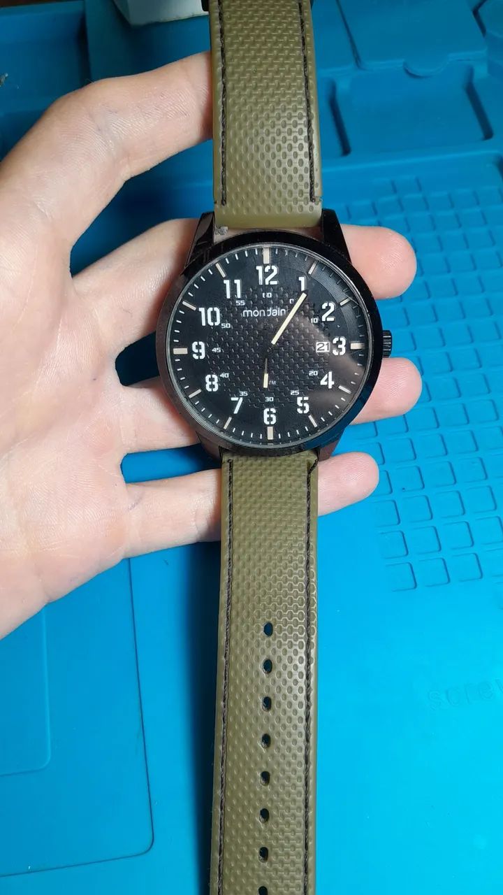 Relógio mondaine 32279gpmvpi2 Militar Black