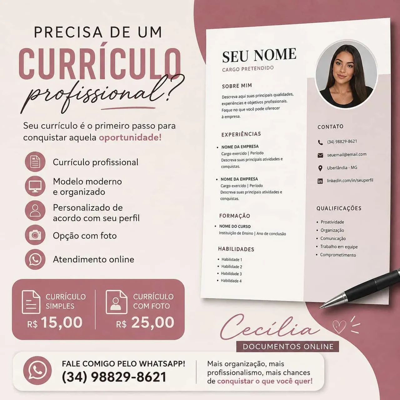 Currículos Profissionais 
