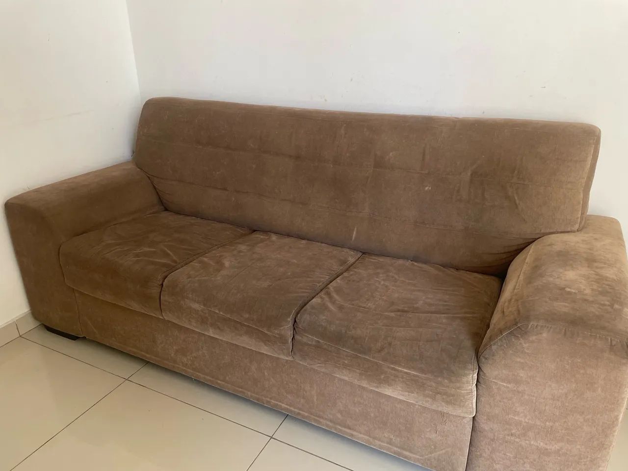 Sofá 3 lugares + frete incluso 