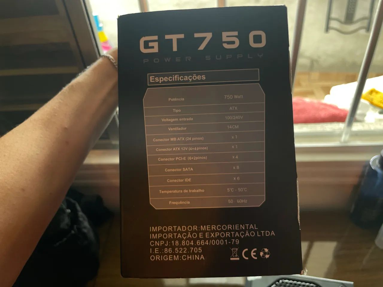 Fonte Hoopson GT750w 80Plus - Foto 5