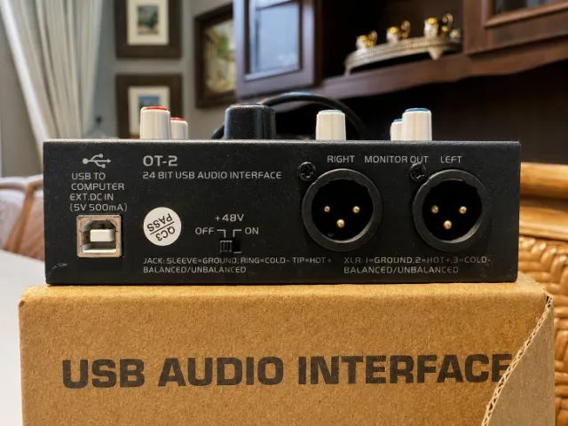 Interface de Áudio Arcano OT-2 USB 24-bit com Phantom Power - Foto 2