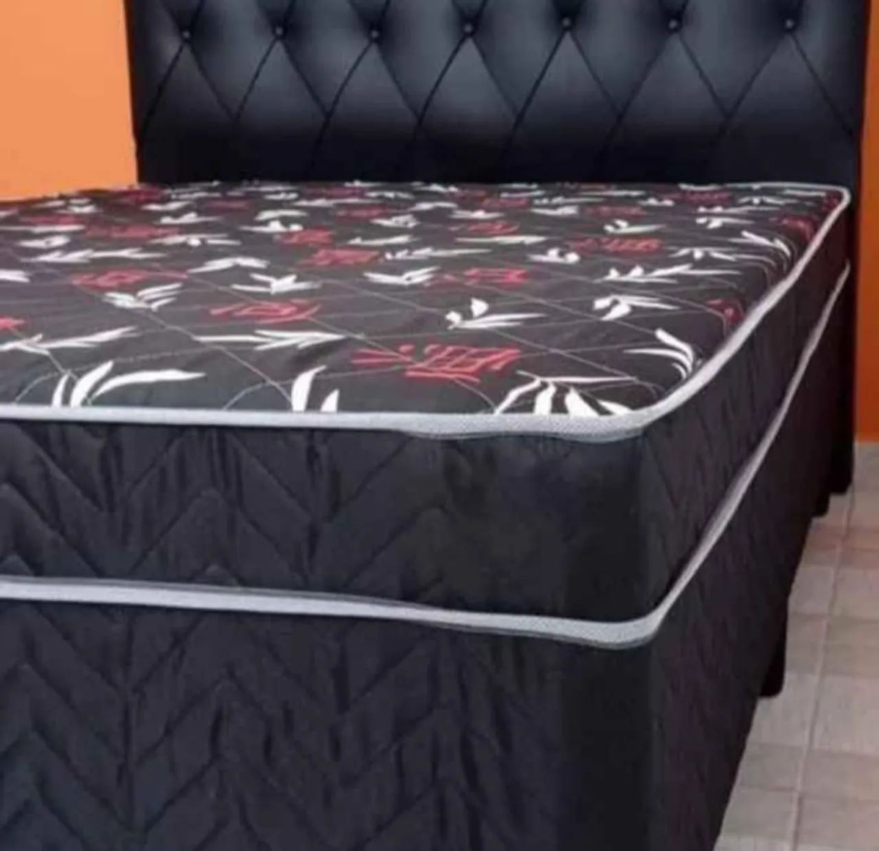 Cama box casal com colchão acoplado d33 - Foto 5