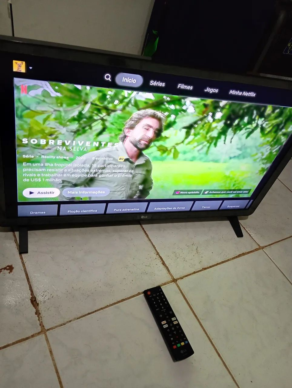 Vendo TV LG 32 polegadas, Smart. - Foto 2