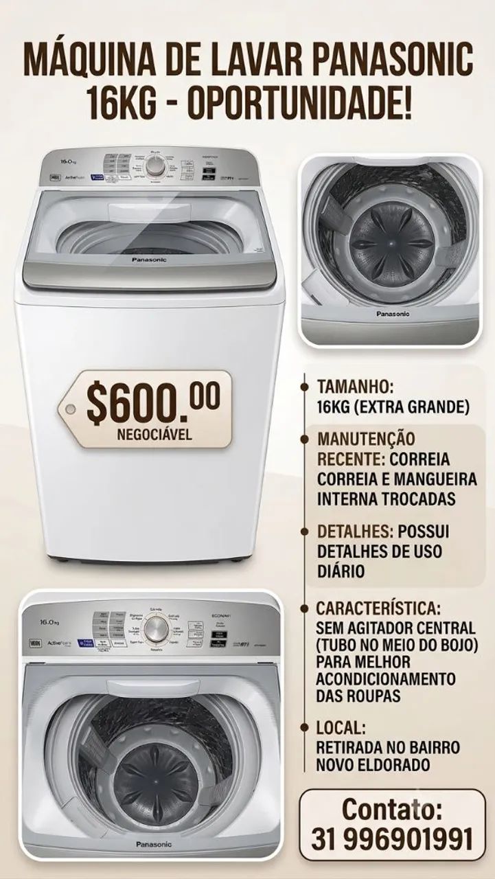 Máquina de lavar.