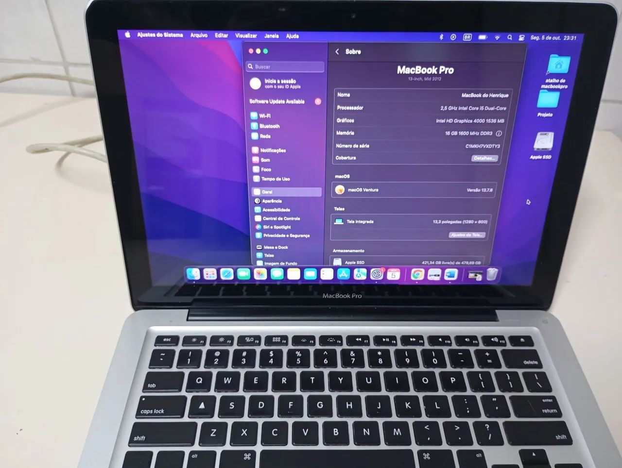 MacBook Pro 2012 - Foto 4