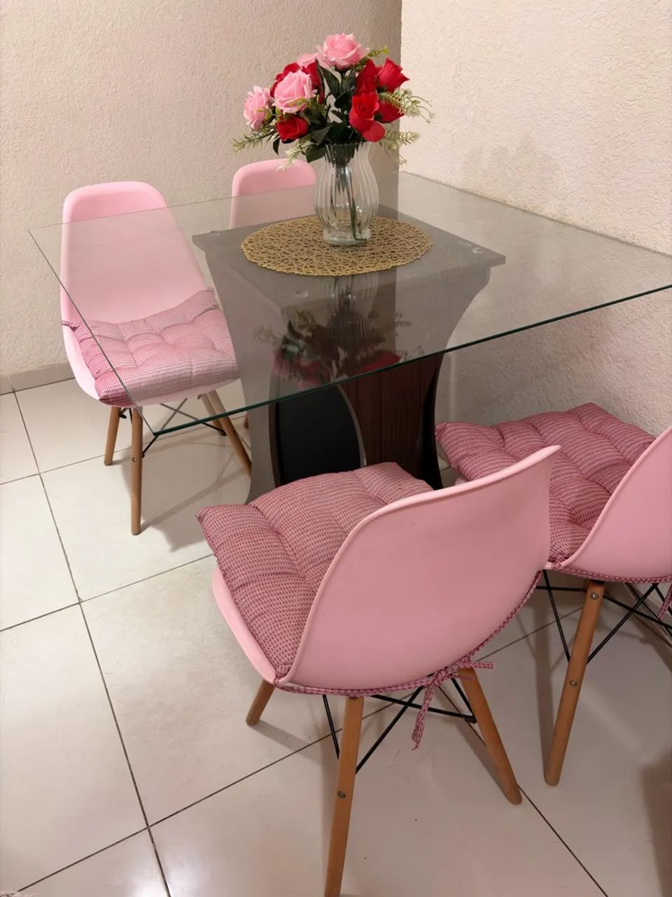 Mesa de jantar com 4 cadeiras  - Foto 4