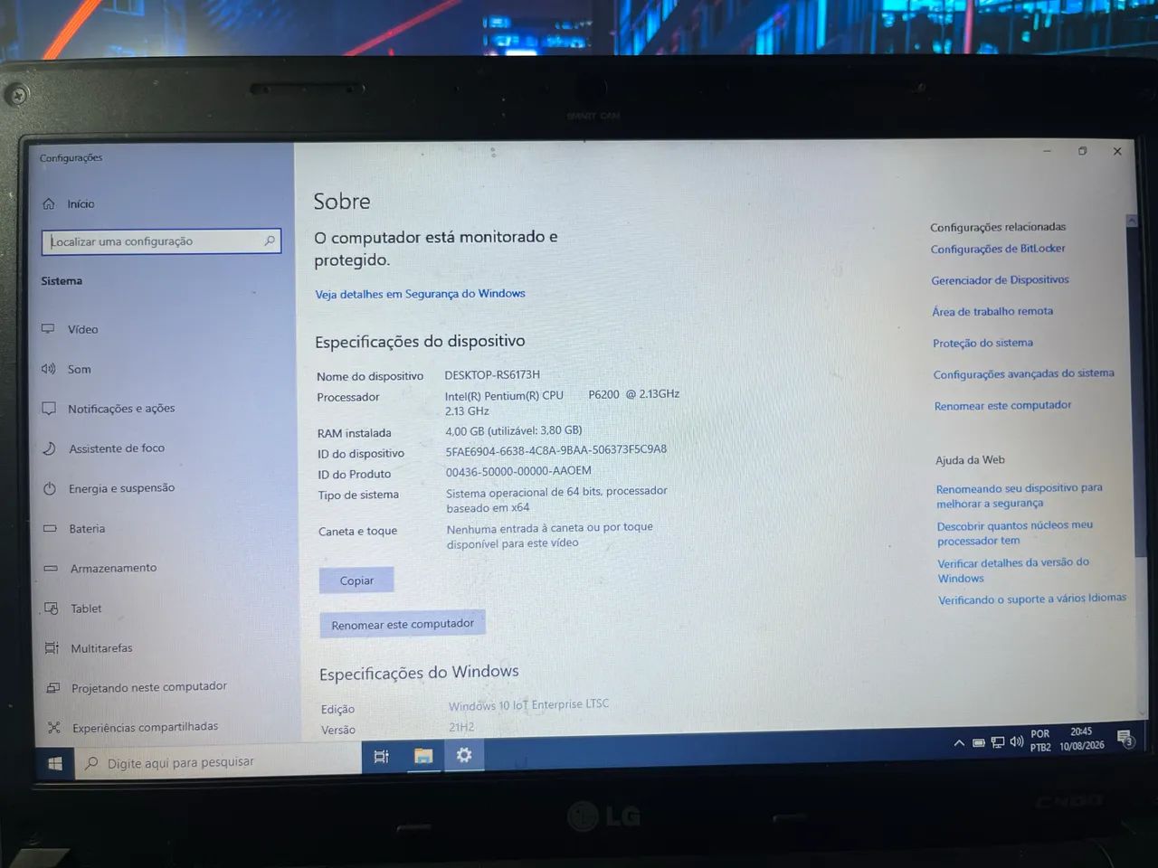 Notebook LG C400 - SSD + Windows 10 - Foto 3