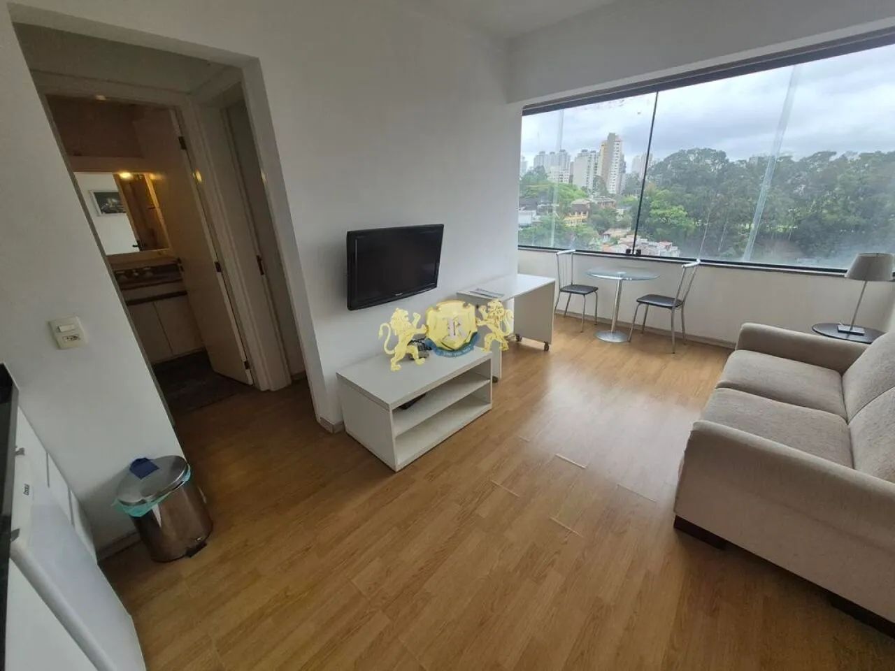Flat com 1 Quarto para alugar, 40m² - Morumbi