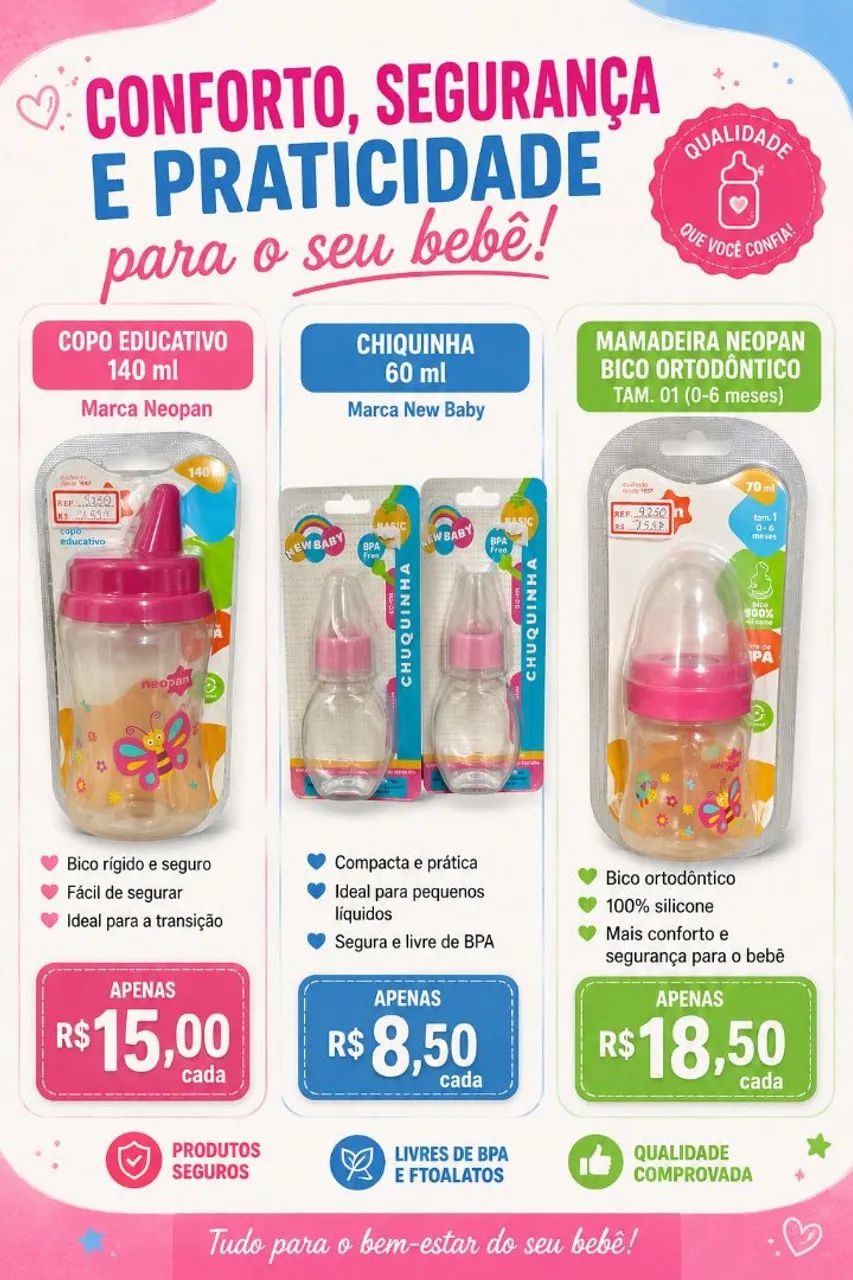 Mamadeiras,chupetas e bico de mamadeiras  - Foto 2