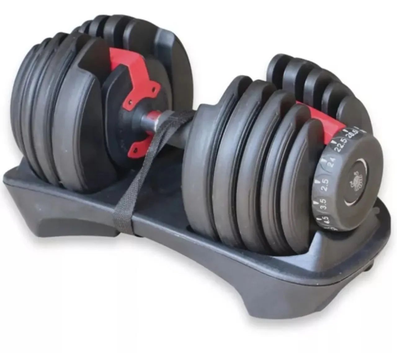 Comprei e não usei - Halter adaptável regulável DUMBBELL 24kg