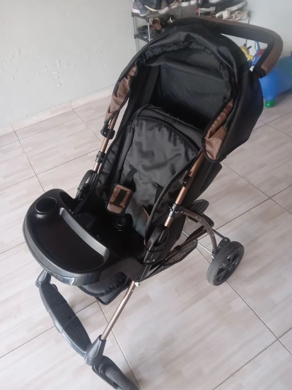 Carrinho e bebê conforto galzerano  - Foto 3