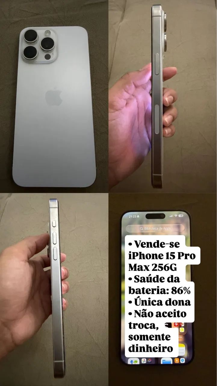 Vende -se Celular iPhone 15 pro Max - Foto 2