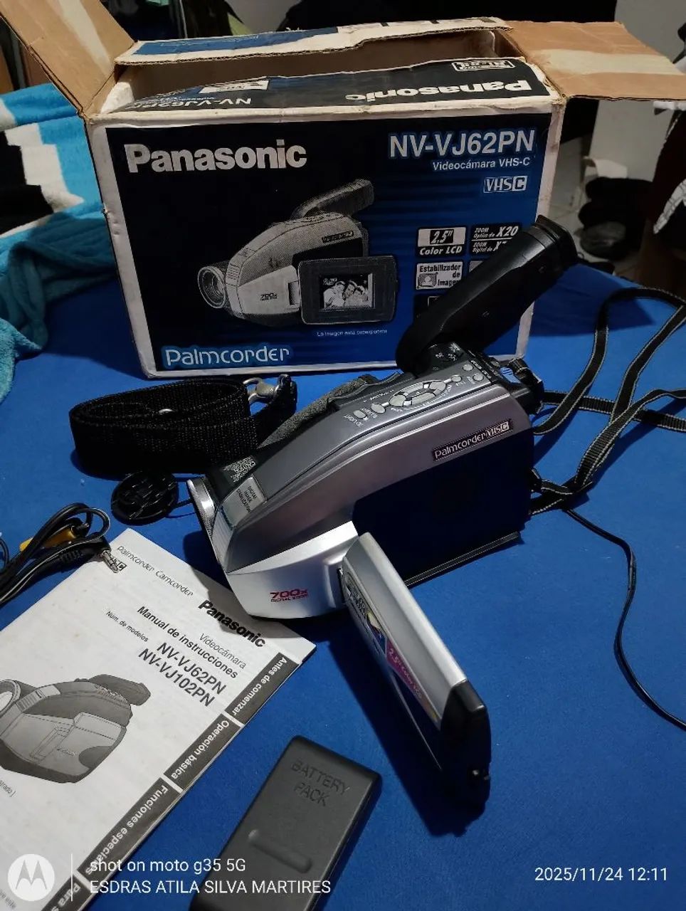 Filmadora Panasonic vhs - Foto 2