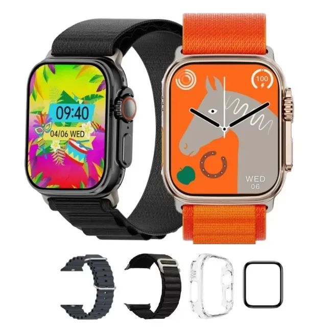 Smartwatch Microwear W69 Ultra Mini 45mm 2026 GPS Compacto Original Lacrado - Foto 3