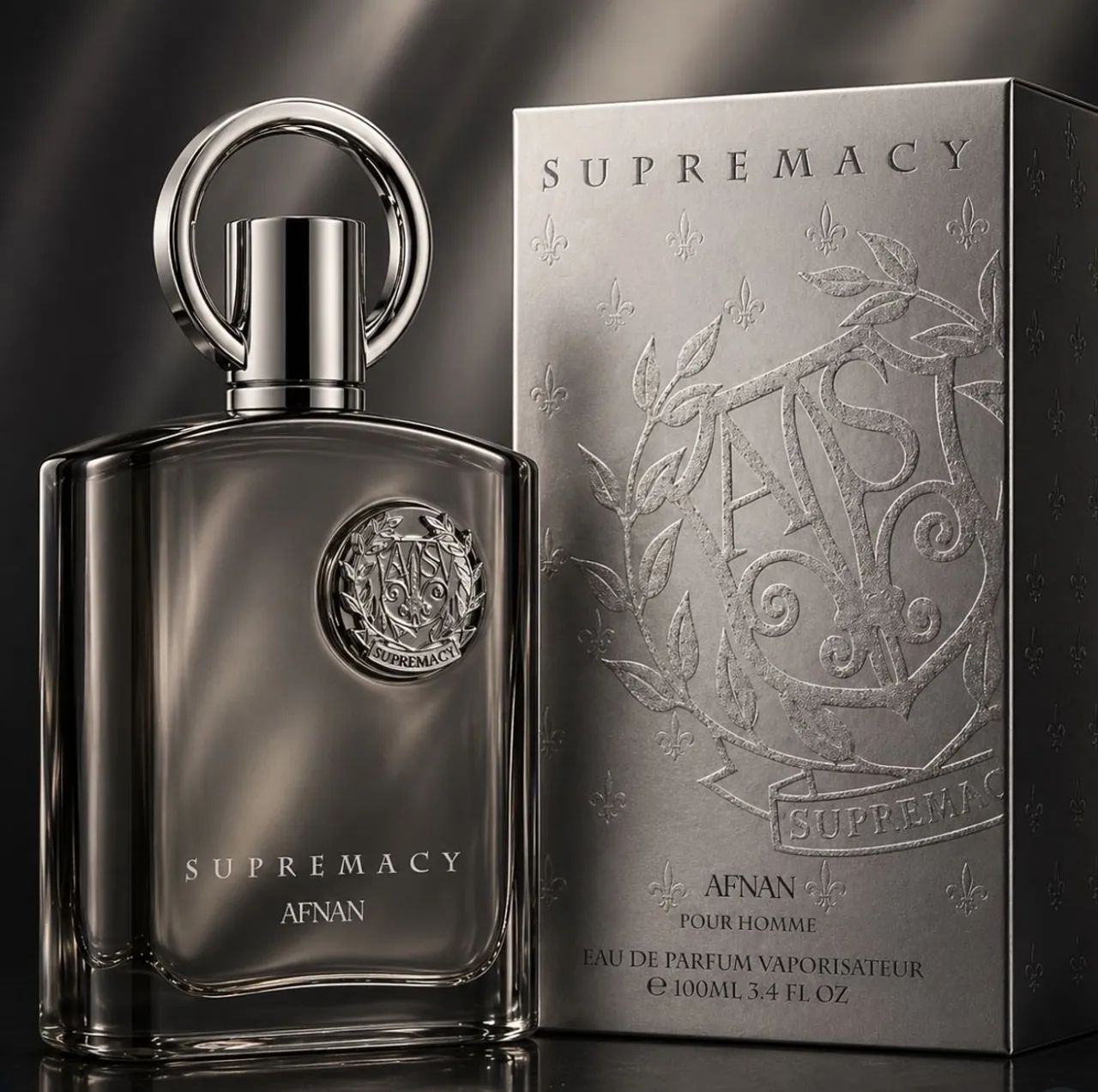 Afnan Supremacy Silver Eau de Parfum 100ml Original Importado