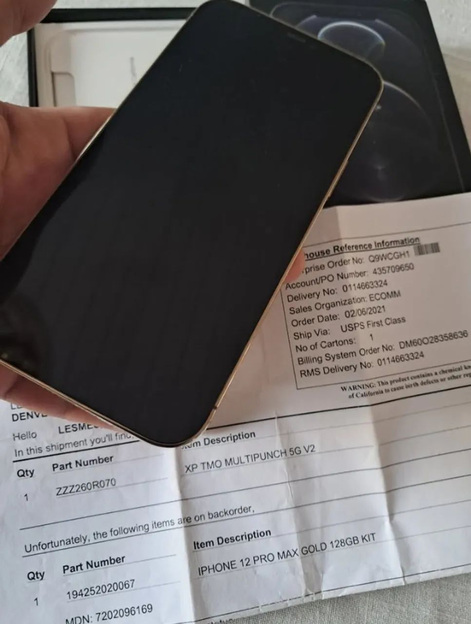 Iphone 12 pro max gold - Foto 2