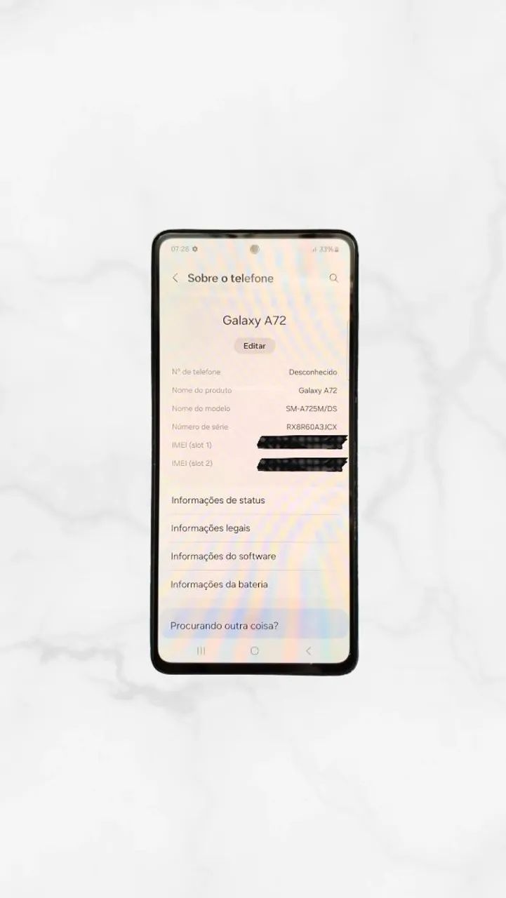 Samsung Galaxy A72 Violeta 128GB - Ótimo Estado  - Foto 2