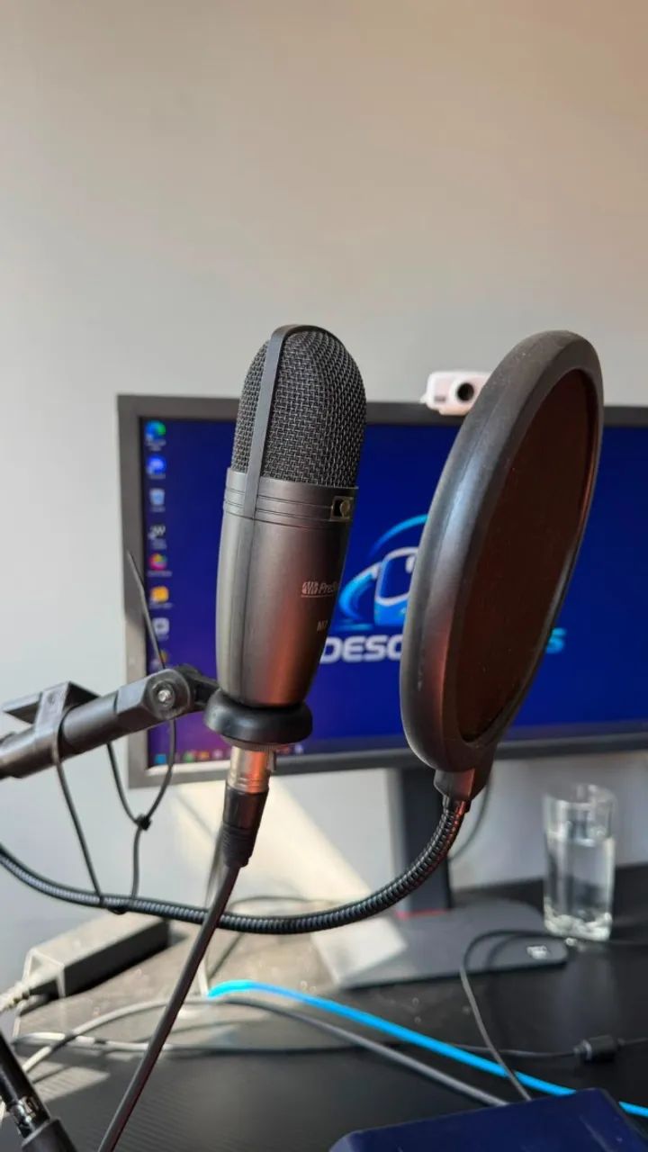 Microfone Condensador M7 Presonus + Suporte com pop filter - Foto 4