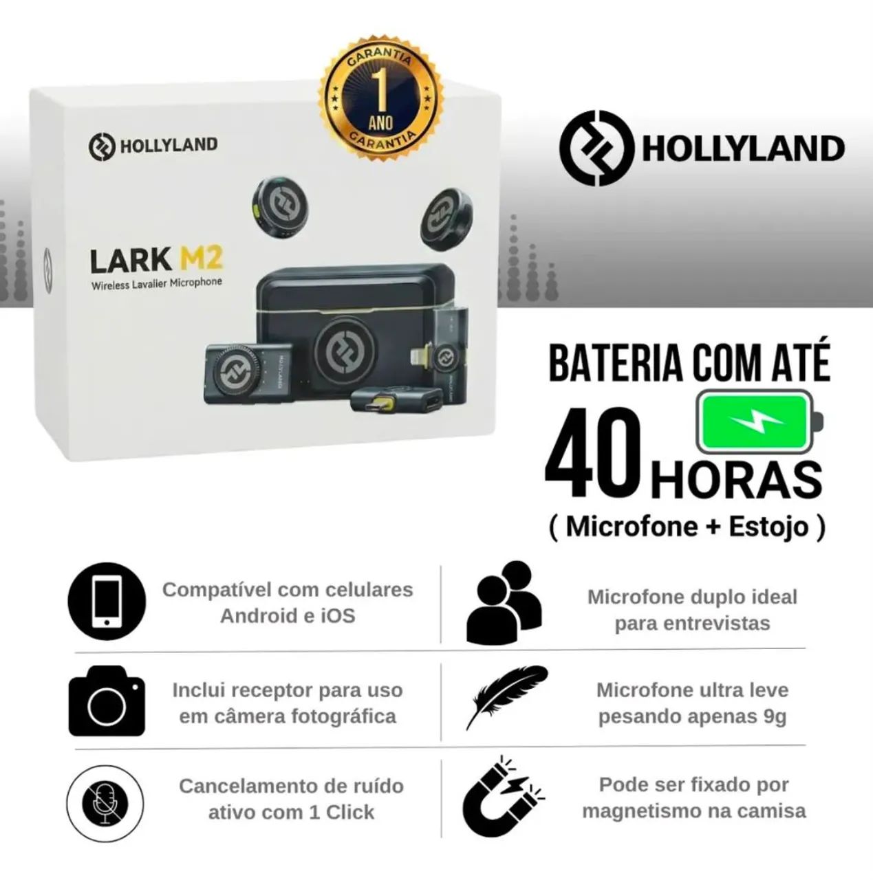 Microfone sem fio - Foto 4