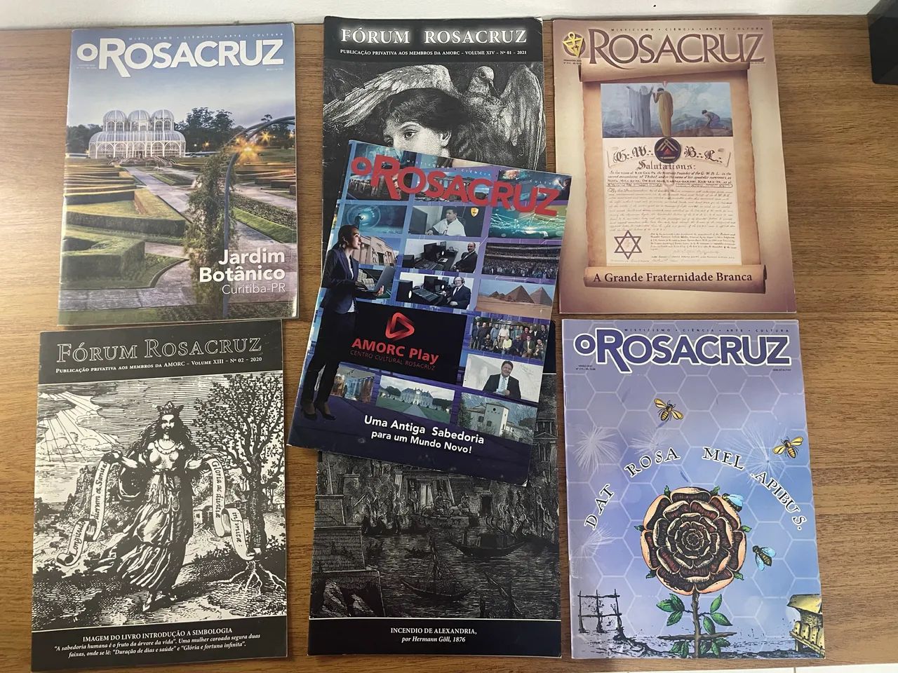 Coleção 7 livros rosacruz