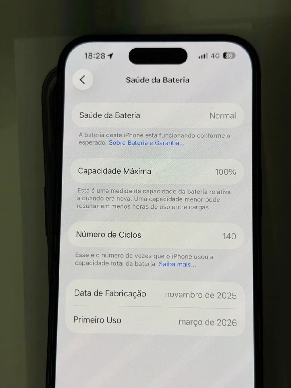 iPhone 16 128GB - Preto - Foto 4