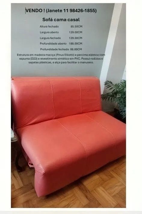 Vendo esse lindo Sofá cama em ótimo estado 