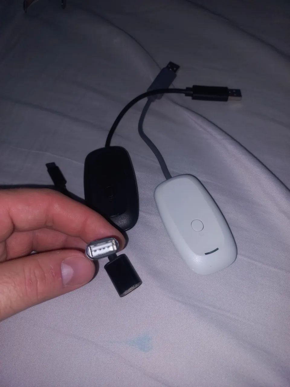 Adptador Bluetooth controle xbox 360 com cabo tipo c - Foto 3