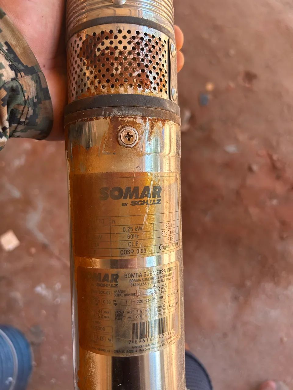 Bomba submersa SOMAR 1/3 CV - Foto 3