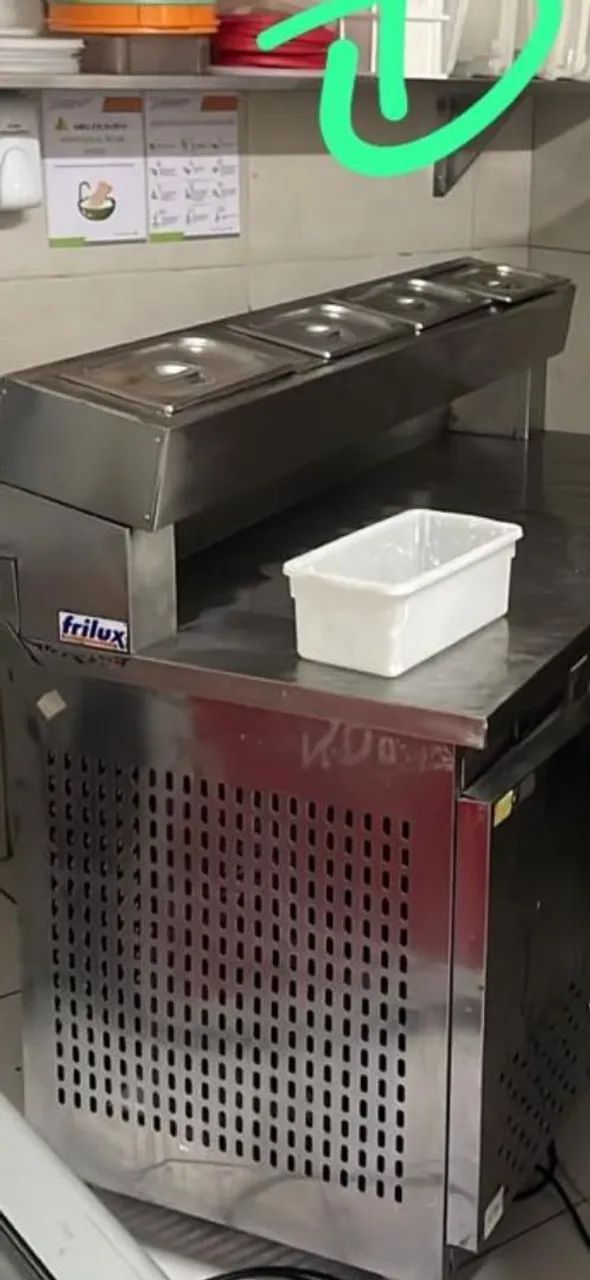 Balcão de condimentos refrigerado  - Foto 4