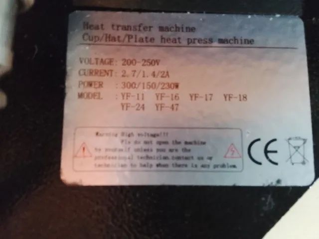 Prensa térmica para canecas 220/240v - Leia o anúncio - Foto 3